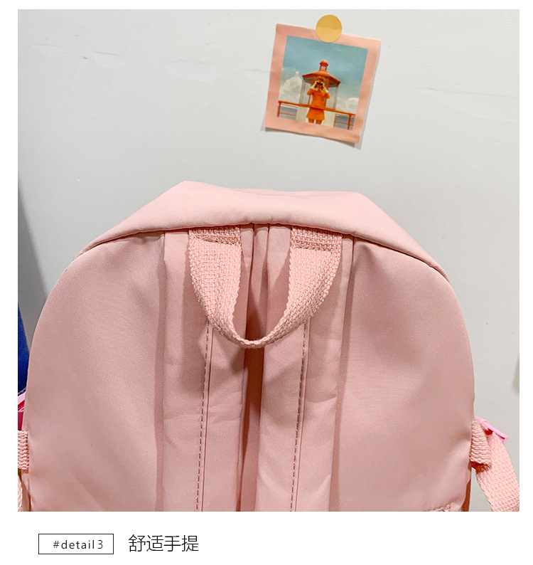 日系初高中生双肩包潮牌可爱小学生书包 韩版原宿ins风通勤背包女详情45
