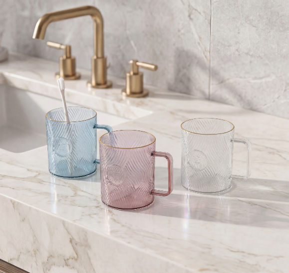 New household school supplies for students: mouthwash cup, mouth cup, brushing cup, cleaning water cup, high appearance level pic 3