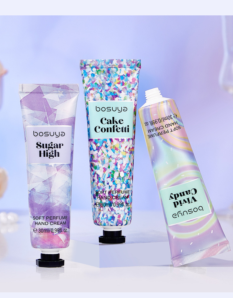 【 Cross-border Exclusive 】 Wholesale of 5-pack bosuya Perfume Hand Cream for Moisturizing, Hydrating and Refreshing Hand Cream pic 17