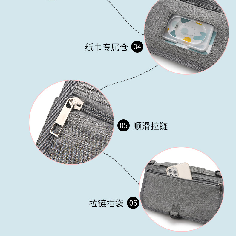 便携式婴儿隔尿垫多功能便携尿布垫出行户外出行折叠尿布包详情14