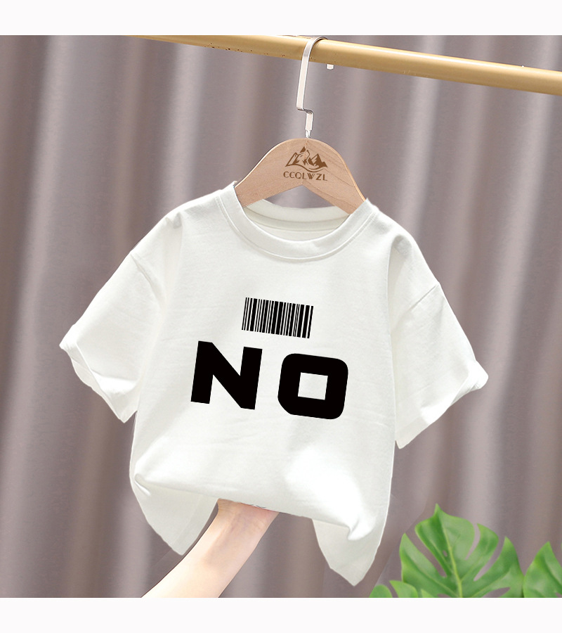 Ropa niño niño verano camiseta 2024 nuevo mid-big niño manga corta niño floral algodón verano top T pic 11