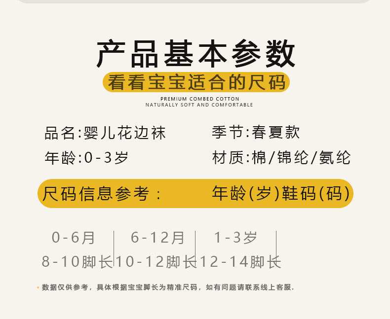 新生婴儿袜子幼儿女童春夏薄款蝴蝶结公主纯棉宝宝花边袜蕾丝女宝详情5