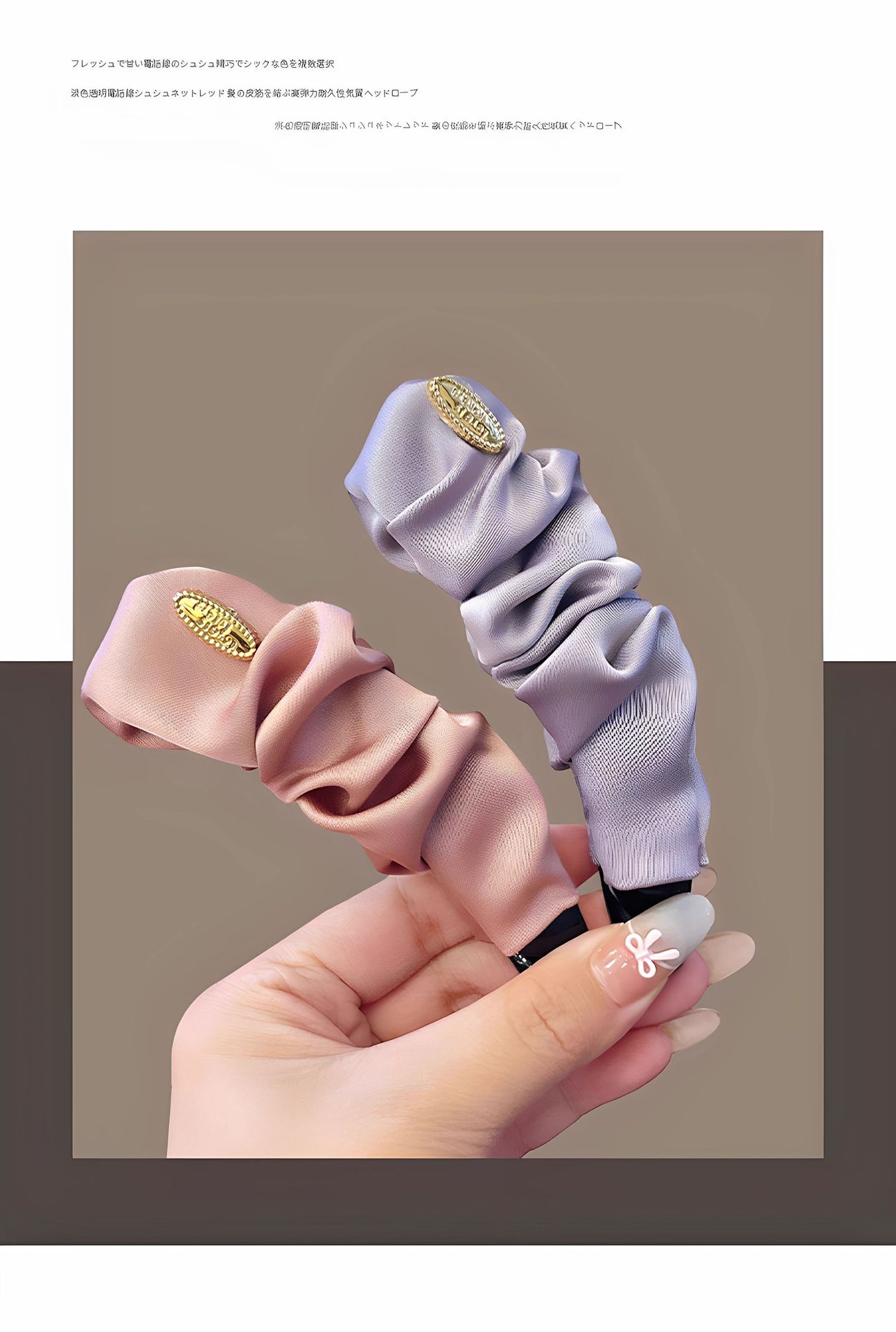 缎面褶皱香蕉夹女2025新款后脑勺固定马尾夹竖式扭扭发夹时尚发卡详情5