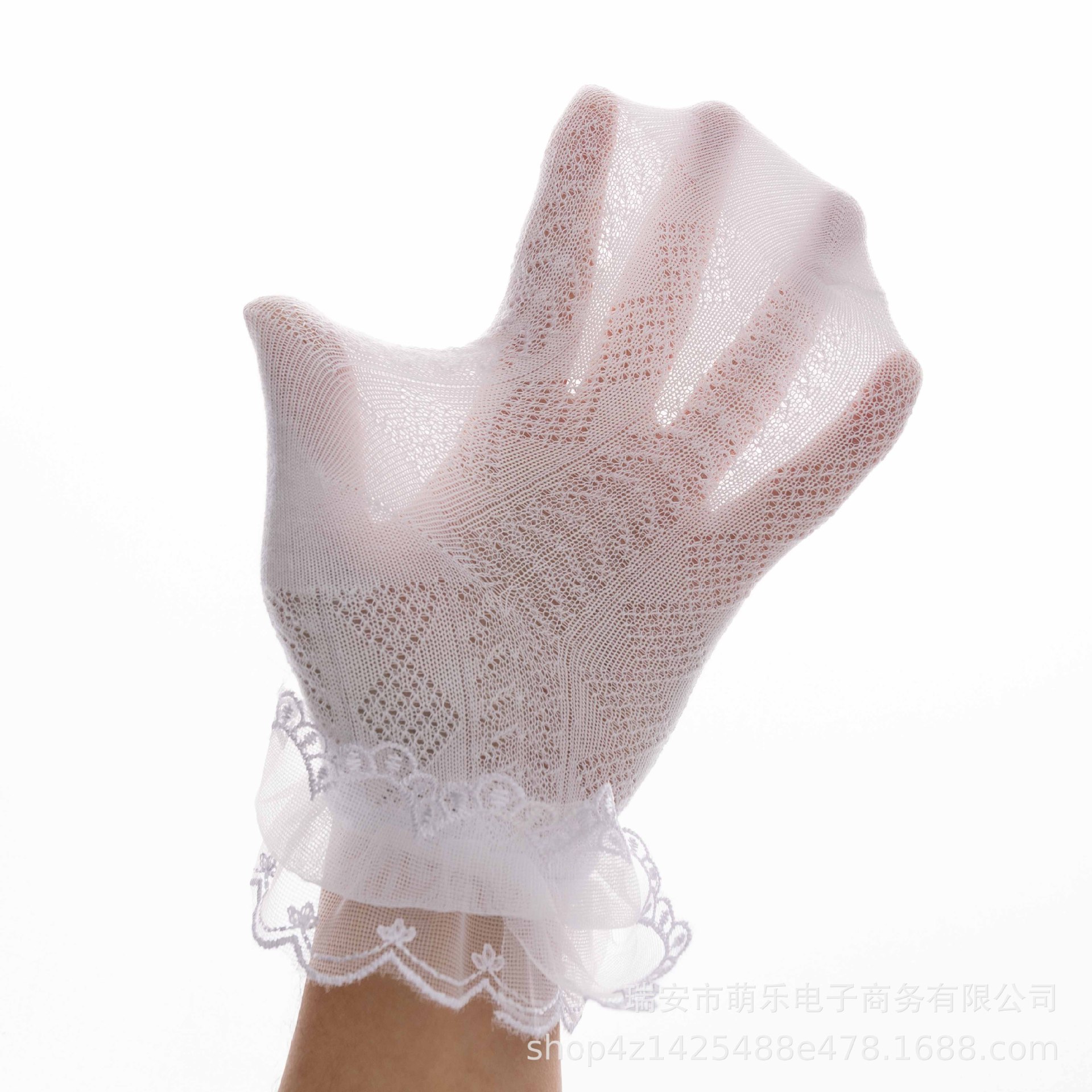 儿童拉丁舞舞蹈花边袜女童蕾丝薄款公主袜棉春秋夏白色花边袜女详情16
