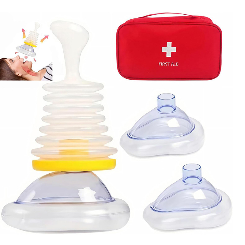 Cross-border export Breathing trainer, rescue asphyxia mask training institution, first aid Breathing Trainer pic 6