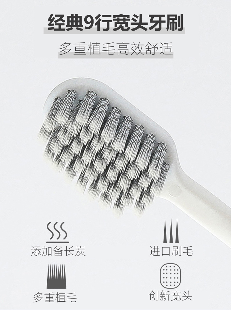 抑菌螺旋牙刷三支装成人情侣超细软毛家庭用厂家批发专利口腔清洁护理详情1