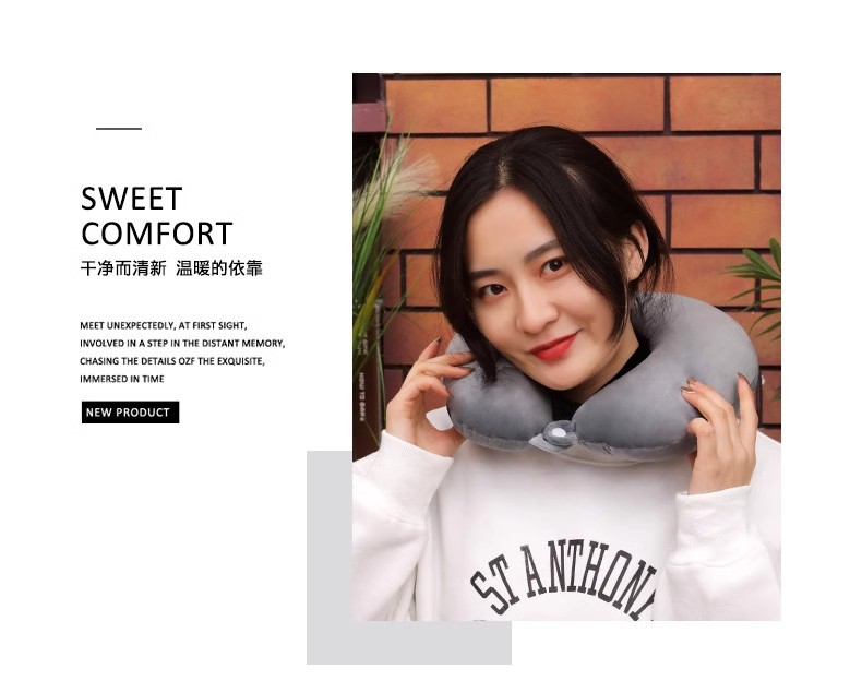 【 New customers 0.01 free shipping 】 U-shaped neck pillow, neck cushion, neck protection pillow, nap U-shaped pillow, travel pillow pic 19