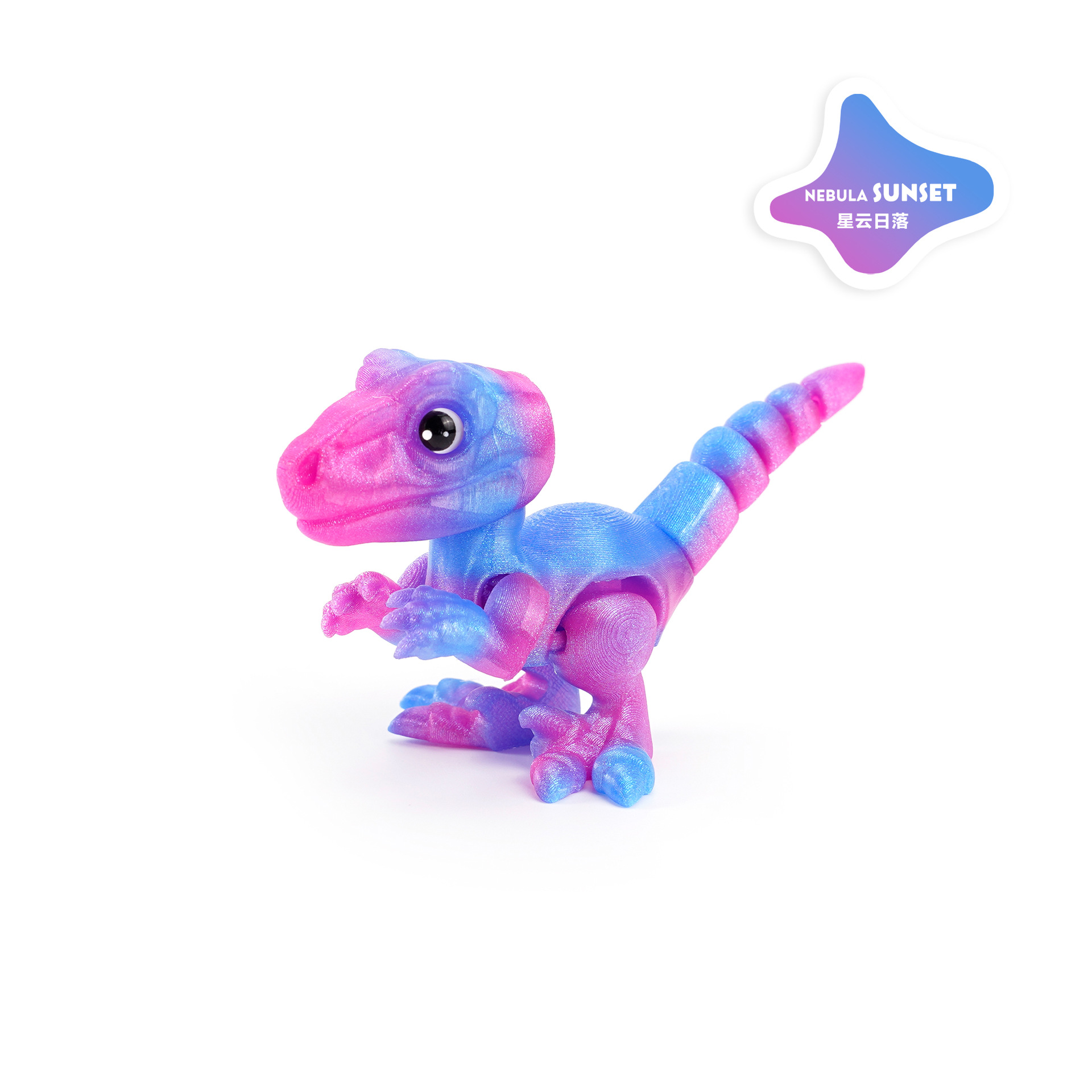 3D打印跨境专供爆款旋风迅猛龙恐龙系列趣味玩具摆件手办礼物趣味详情5