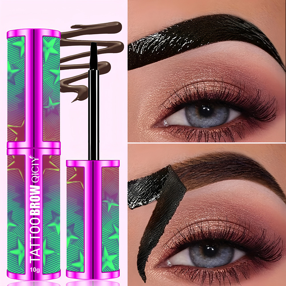 【 Cross-border Exclusive 】QICIY Eyebrow Lift Cream available in 4 colors, waterproof, sweat-proof, natural and long-lasting. Wholesale pic 6