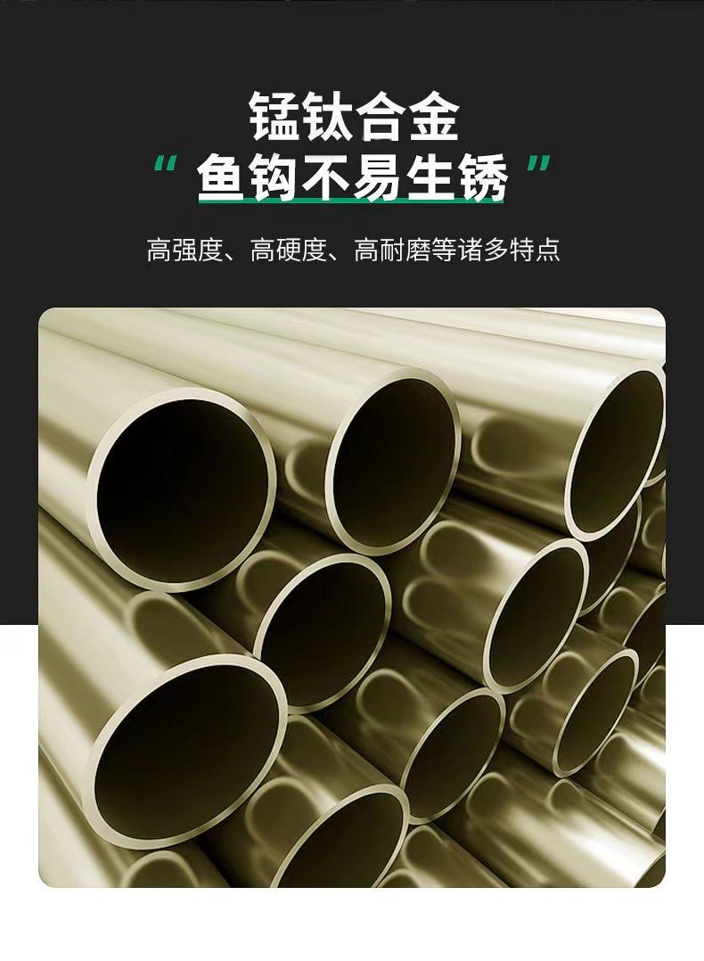 超短款金袖小钩绑好成品子线双钩有刺无刺袖钩野钓金海夕鱼钩溪流详情5
