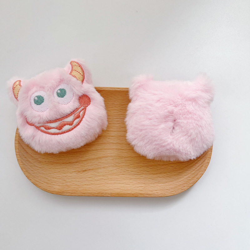 ins可爱卡通毛怪胸针毛绒小怪兽书包钥匙配饰玩偶diy围巾手工辅料详情29