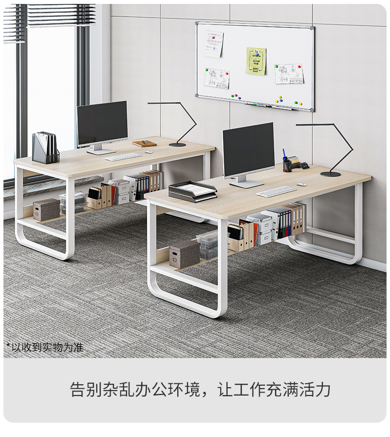 Simple single-person workstations, simple staff desks, modern bedroom computer desks, and multi-person desks and chairs in the office pic 10