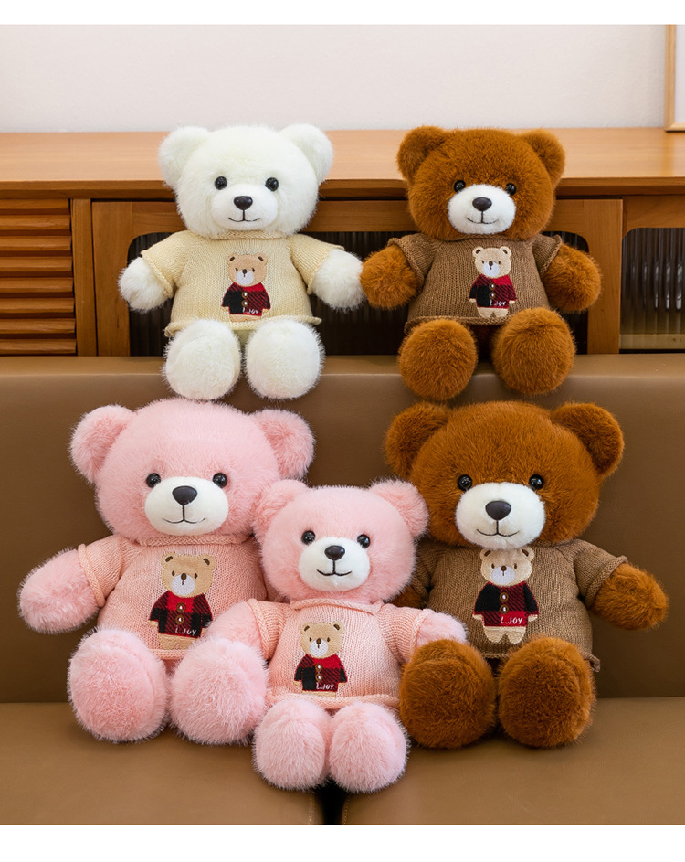 毛衣泰迪熊公仔毛衣百变小熊毛绒玩具情人节送女生布娃娃礼物熊送详情12