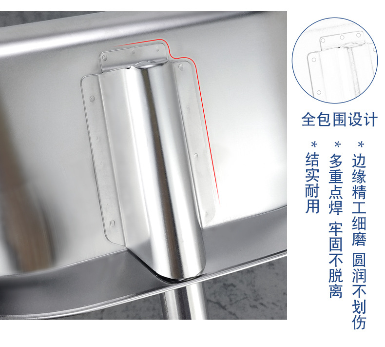 Stainless steel garbage shovel, dustpan, household thickened single dustpan, bucket, extra thick dustpan, sweeping shovel, dormitory good items pic 9