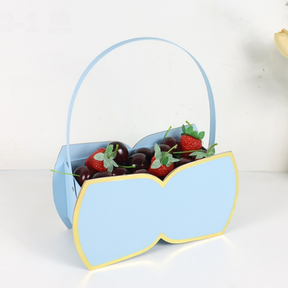 New creative bow-shaped gift box, portable candy, snack and flower packaging box, high appearance level gift box pic 9