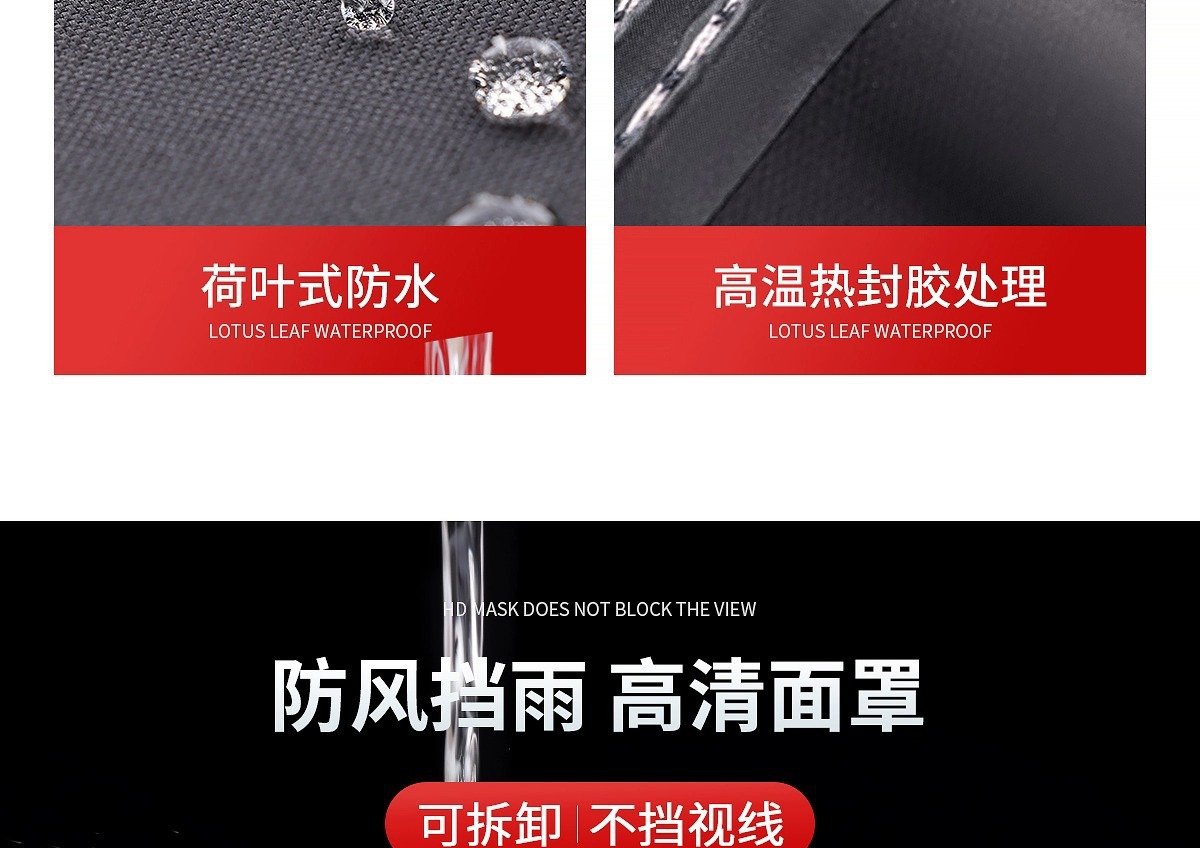 雨衣雨裤套装全身防暴雨男女成人分体式反光电动车户外骑行雨衣详情8