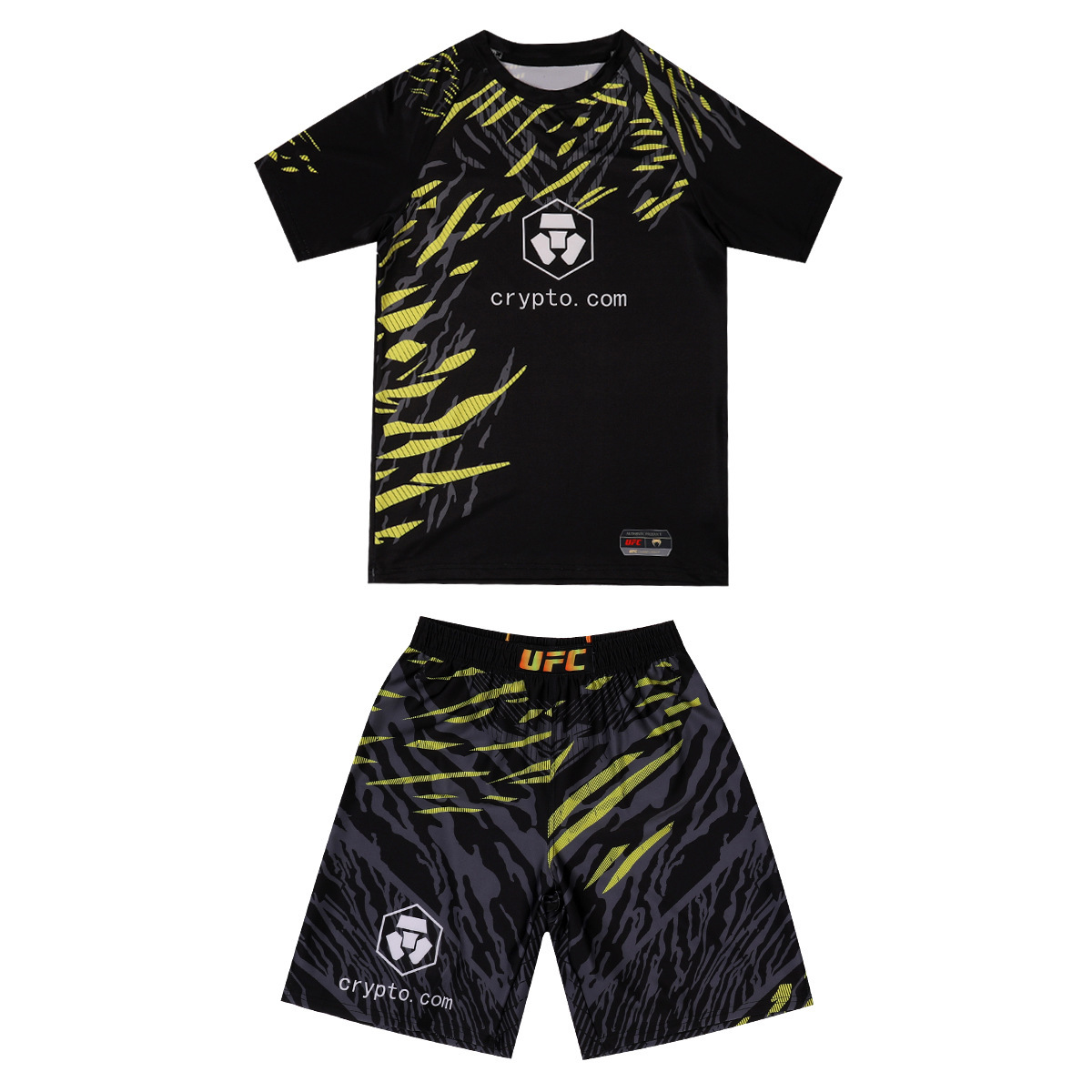 新款搏击格斗泰拳MMA训练服男女运动健身UFC短袖短裤拳击服散打套详情5
