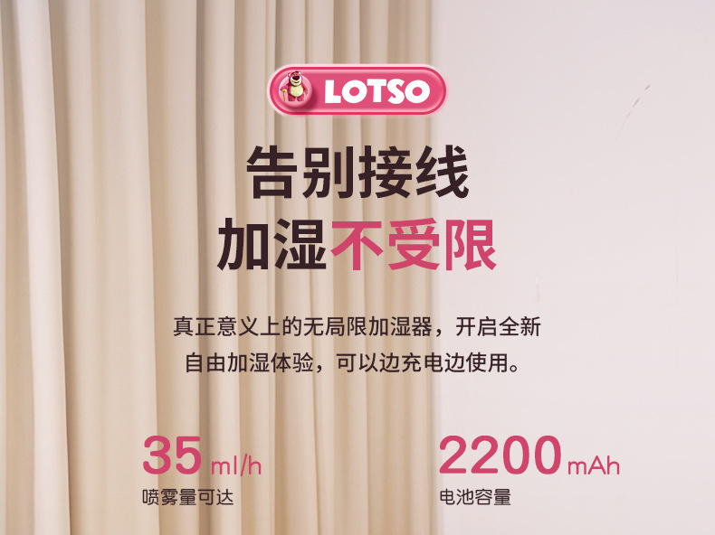 Disney usb charging home small portable air, car fog quantification bedroom mini desktop humidifier pic 9