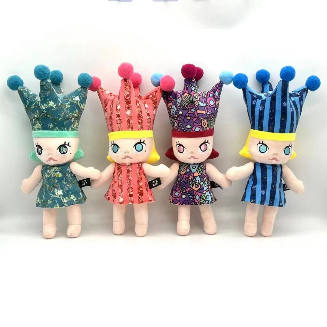 新款变身哭娃公仔crybaby可爱泡泡玛特毛绒玩具挂件玩偶嘟嘟女孩详情17