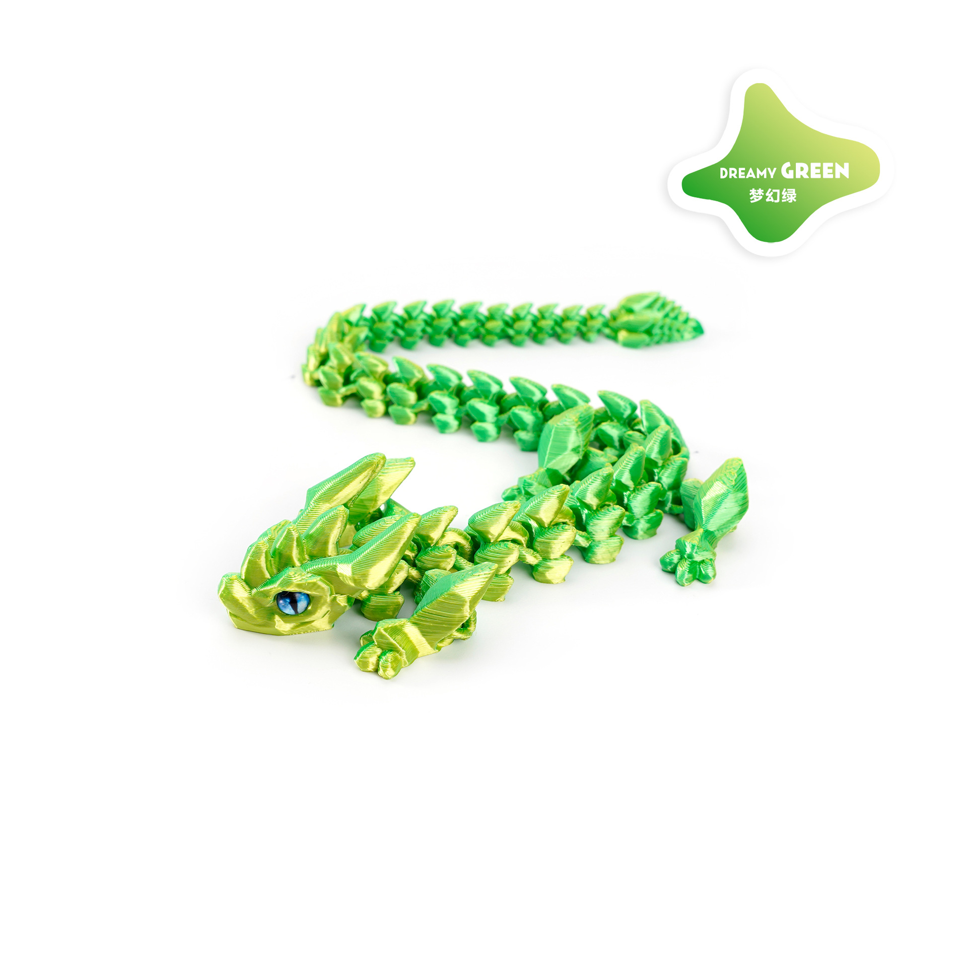 A new 3D printed cross-border bestseller, articulated crystal horned dragon figure-making set, decorated with the divine dragon pic 11