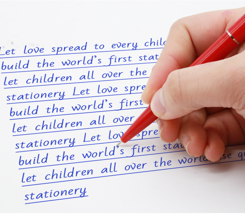 Yalong Cross-border best-selling colored pen barrel 0.7mm press medium oil pen ballpoint pen with blue ink pic 12