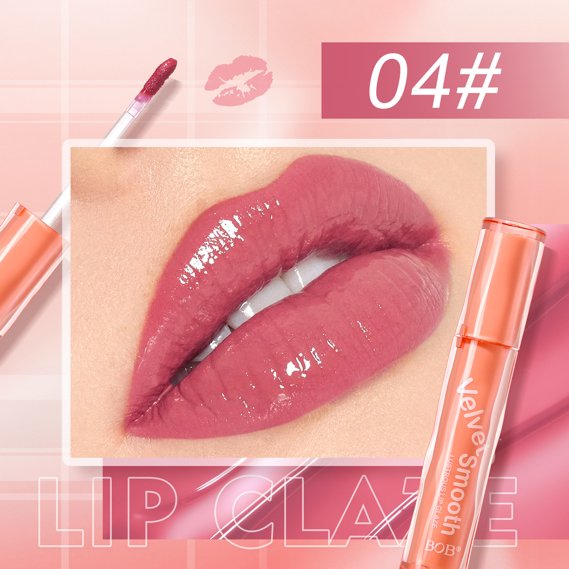 Cross-border bob Bai Mei Water-like Lip Gloss pic 10
