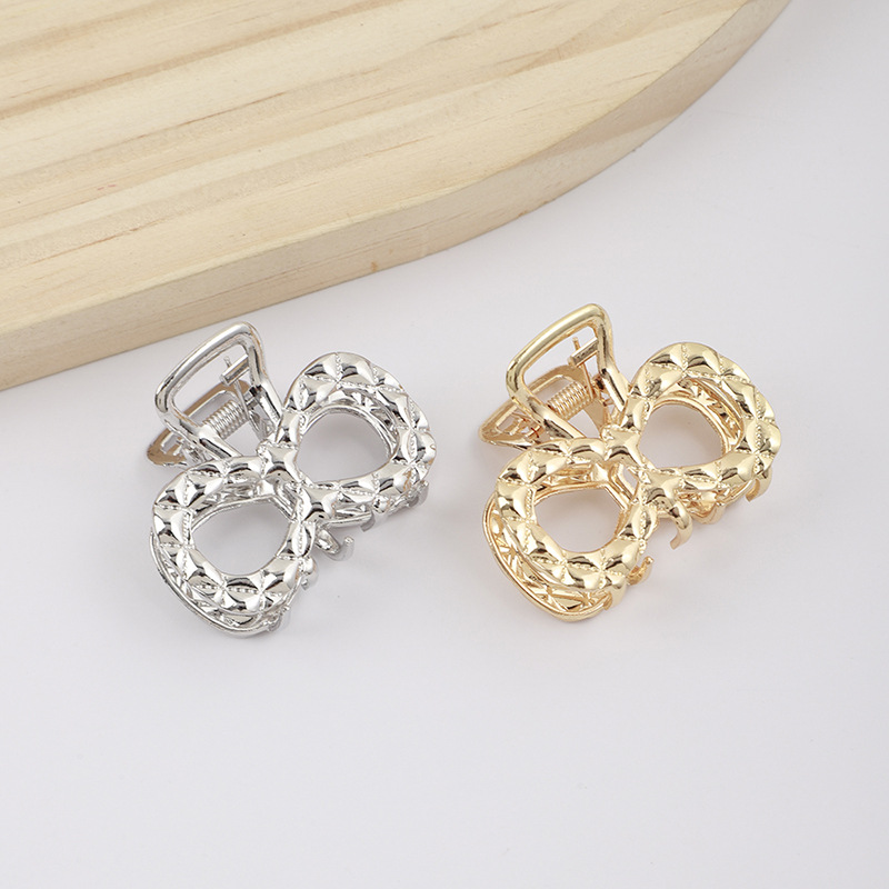 现货小抓夹鲨鱼夹小号发夹轻奢蝴蝶抓夹带钻刘海边夹diy发饰批发详情2