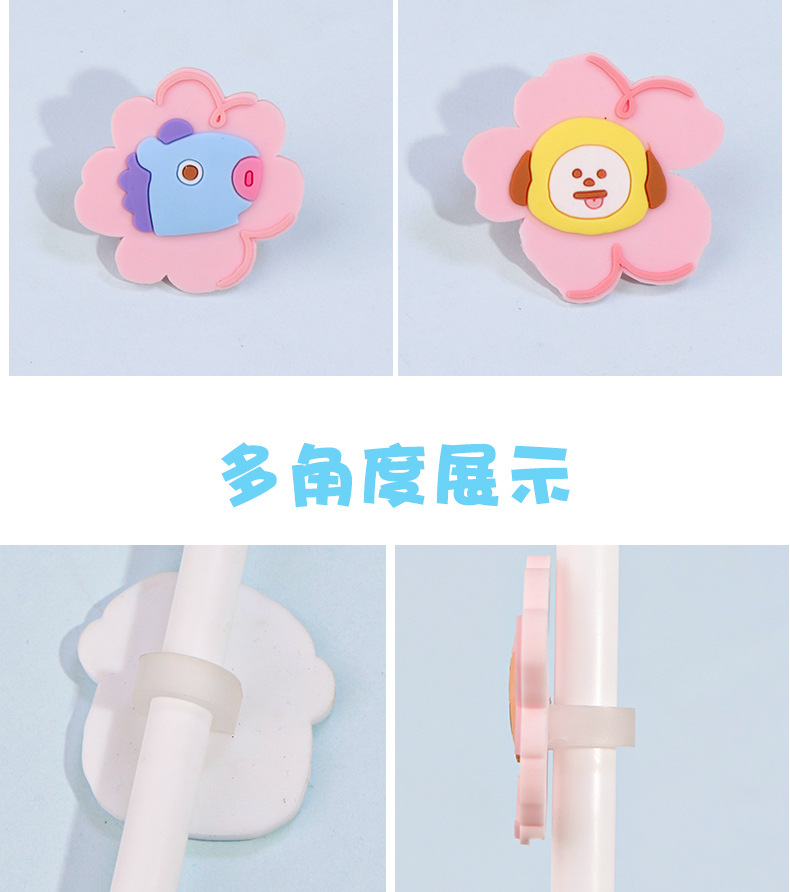 Customized PVC soft rubber straw caps 8mm reusable decorative accessories wholesale straw patch factory supply pic 8