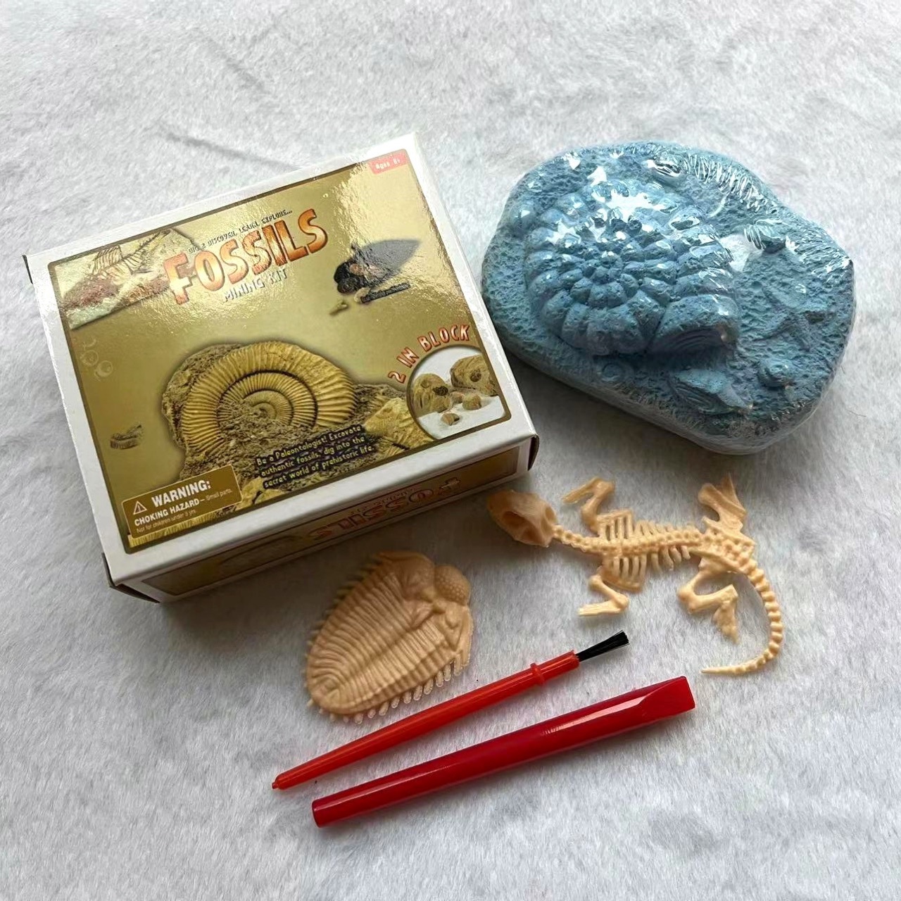 儿童益智DIY科教考古玩具新款男孩喜欢系类玩具挖掘考古玩具详情5