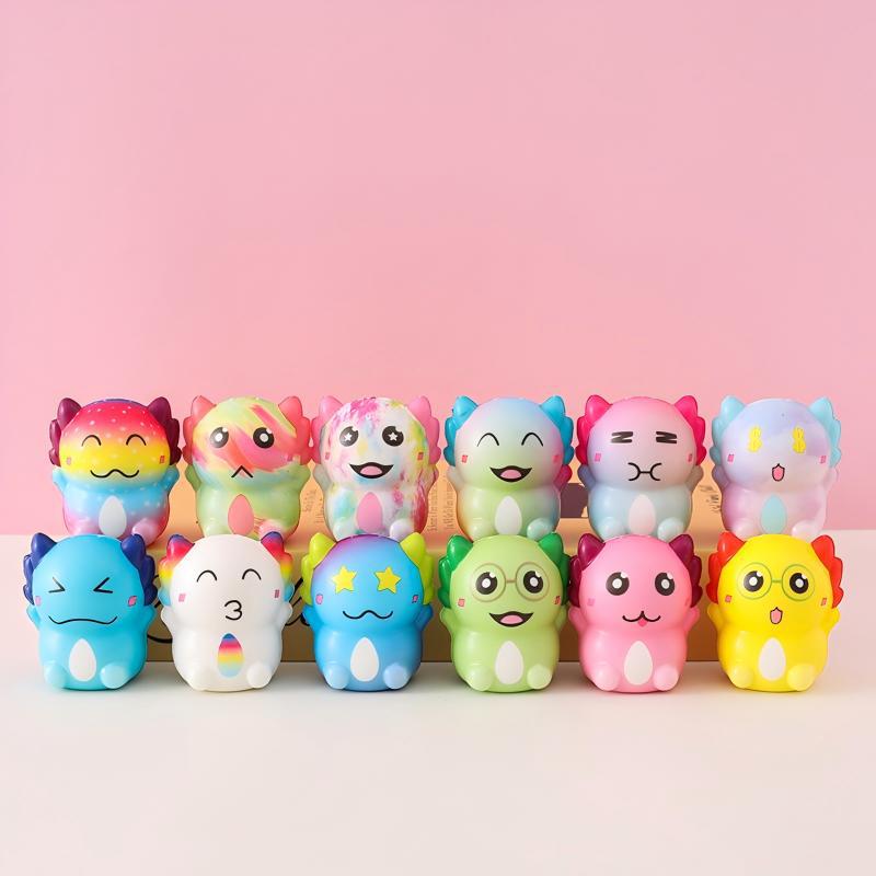 新品小号猫爪卡皮巴拉冰淇淋六角龙玩具桌面摆件详情3