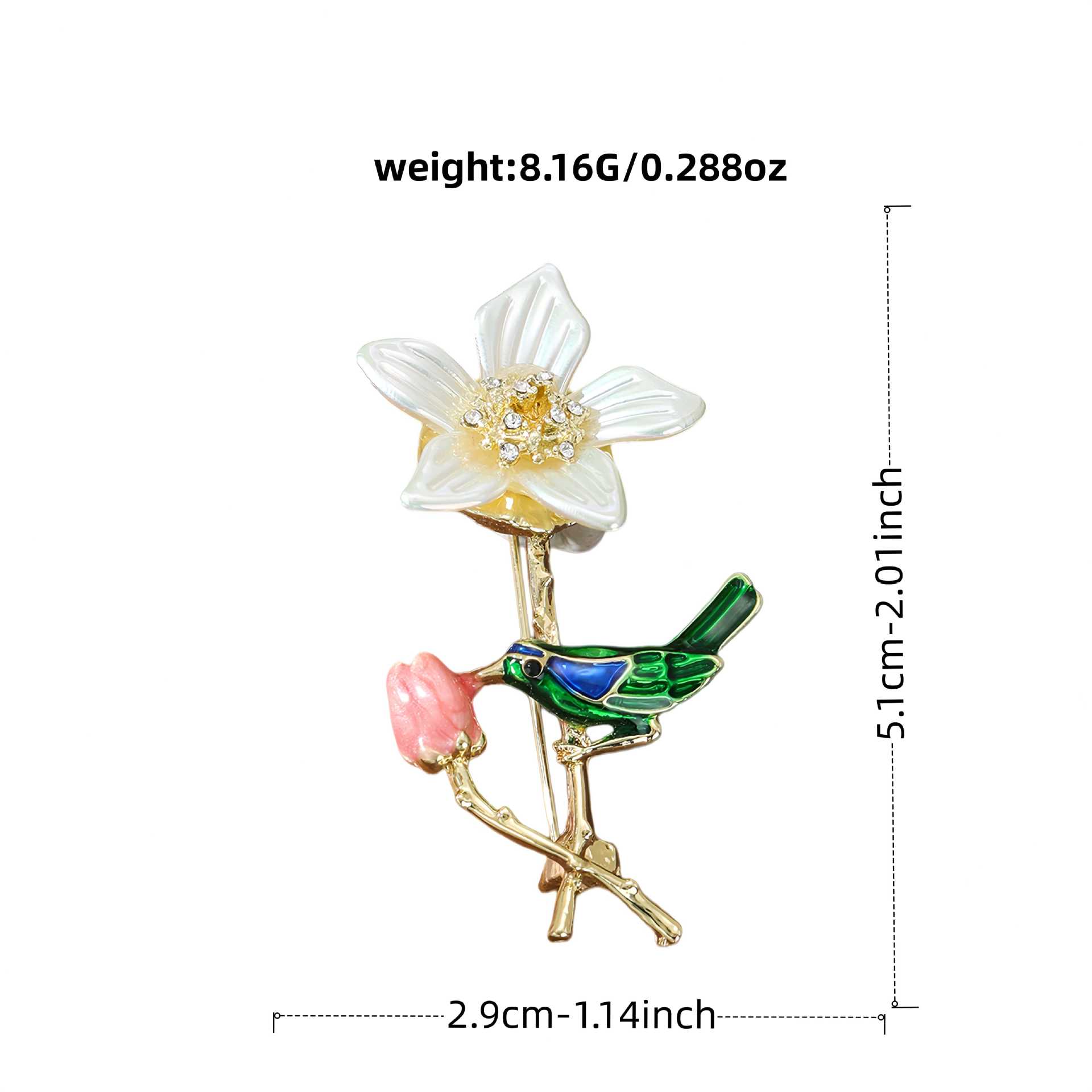 新款复古中国风荷花胸针女时尚优雅莲花别针小众个性胸花西装配饰详情1