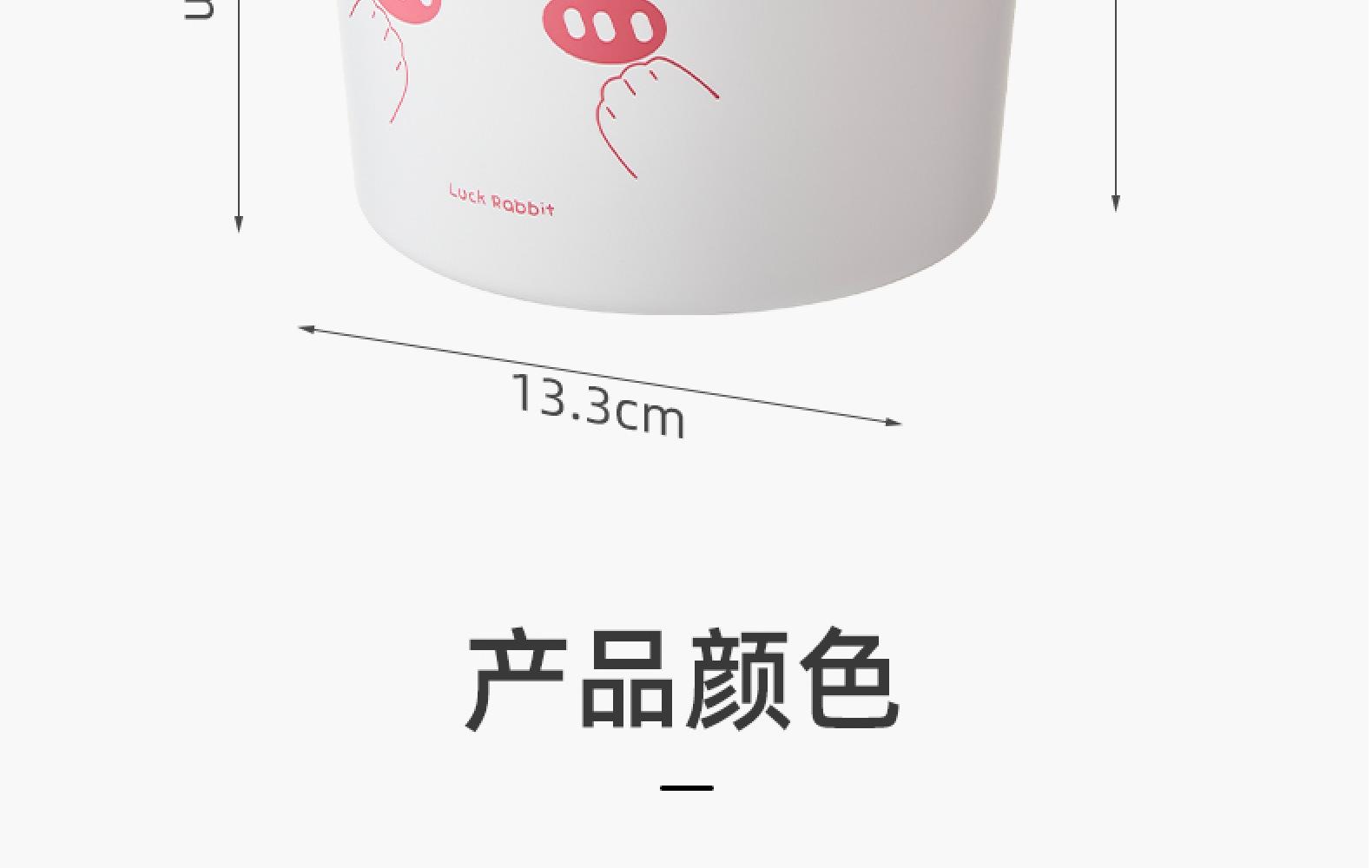 Cute rabbit pen holder, office, student, child, girl, desk, stationery storage rack pic 23