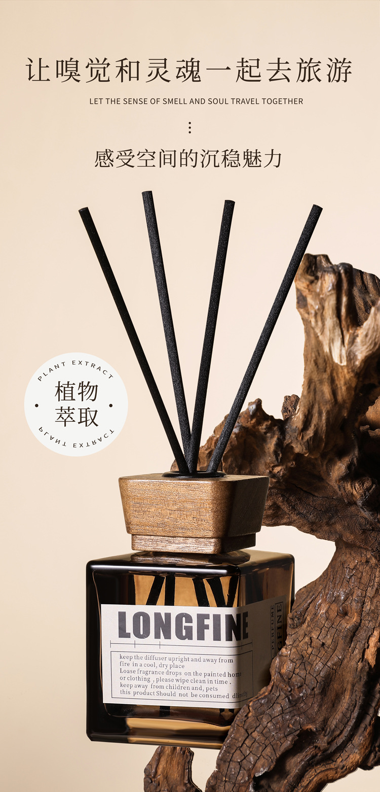 Flameless rattan aromatherapy, indoor hotel, home decoration, high-end fragrance, toilet, fresh deodorizing, diffuser aromatherapy pic 4