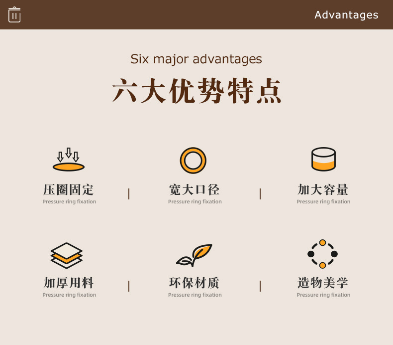 透明垃圾桶高颜值家用轻奢厨房客厅厕所卫生间大号卧室办公室纸篓详情2