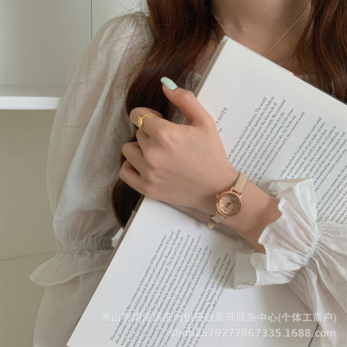 网红小众法式小表盘细带手表女学生文艺小清新女表石英表直播爆款详情20