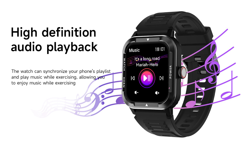 智能手表U8高级感心率血糖大气运动手环蓝牙通话方形表商务手表详情14