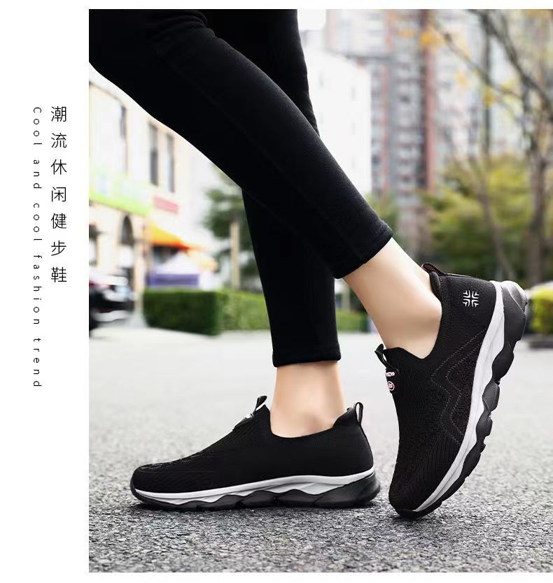 老北京布鞋女春秋妈妈运动鞋一脚蹬中老年健步鞋软底舒适老人鞋子详情27