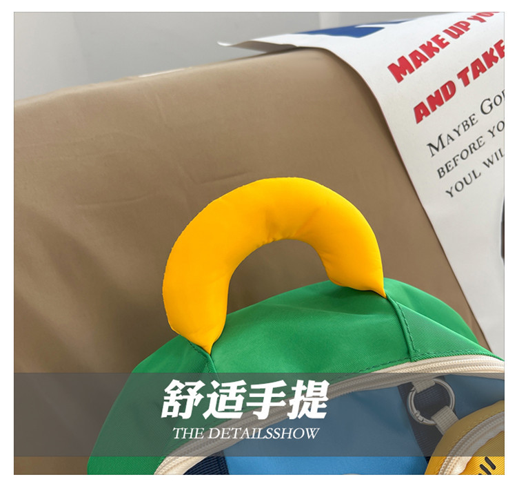 幼儿园儿童双肩包男童大容量背包2024新款可爱女孩拼色小书包外出详情42