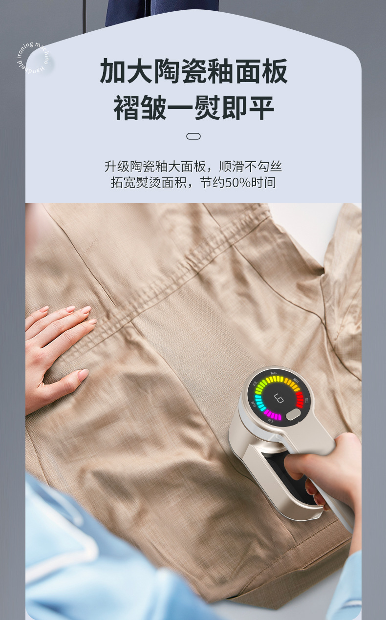 跨境无线手持式挂烫机熨衣机大功率蒸汽家用便携式熨斗旅行电熨斗详情8