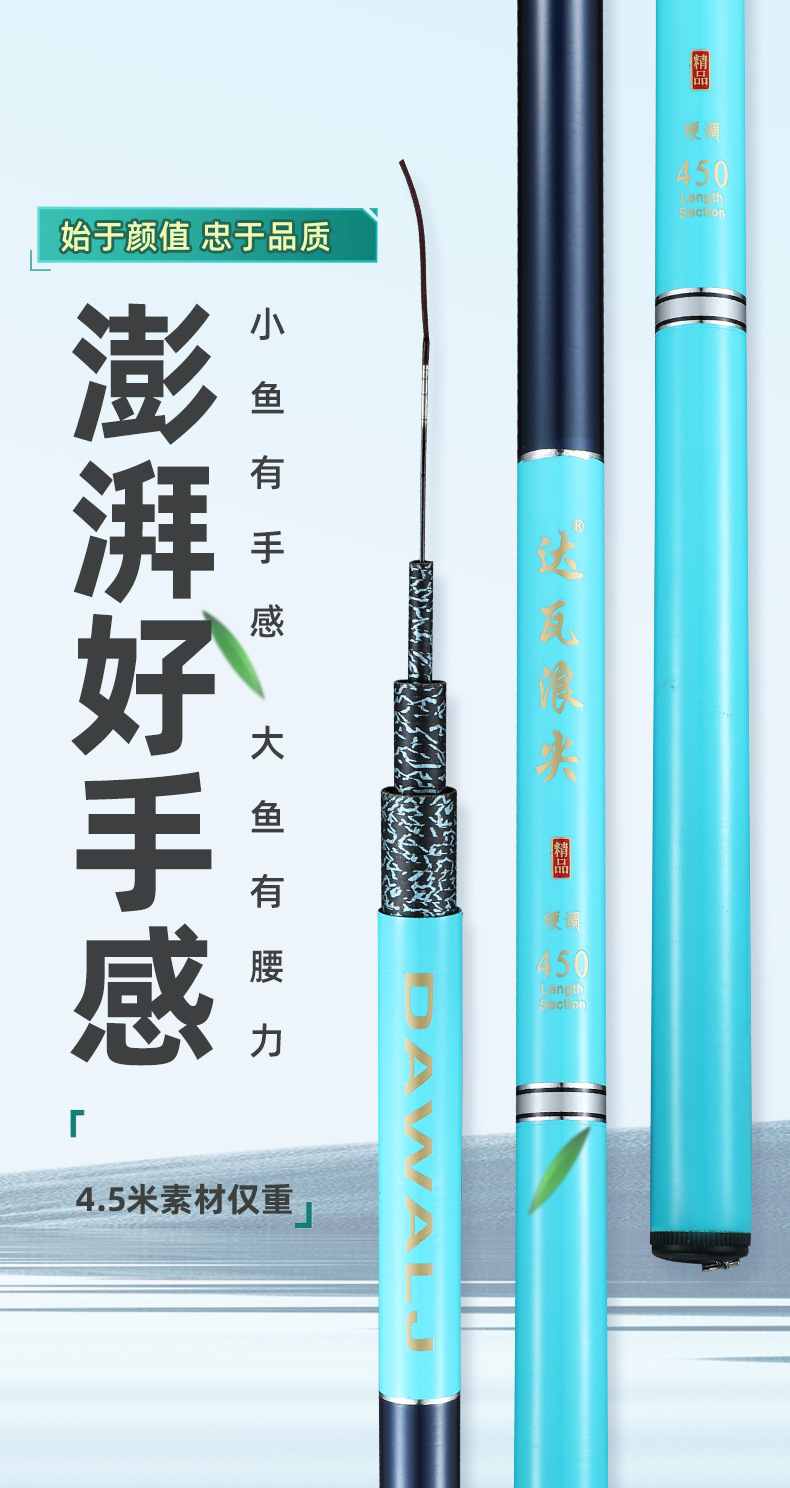 Dawa Wave Tip long-section fishing rod, stream rod, portable 28-adjustable ultra-light and ultra-hard fishing rod, hand rod, telescopic fishing rod wholesale pic 1