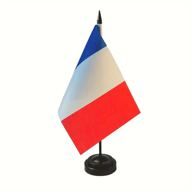 跨境现货黑白格手摇旗塑料单杆旗座旗帜小彩旗各国国旗美国旗杆详情9