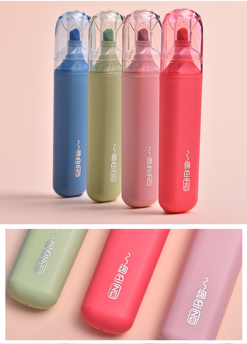 Factory direct supply of double-line highlighters, flat highlighters WYH22562, Weiya Hui 12-color highlighters wholesale pic 8