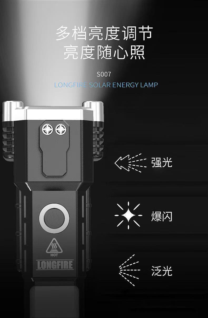 Best-selling car safety hammer LED flashlight, USB charging with magnetic COB side light, outdoor multi-purpose flashlight pic 14
