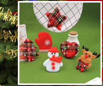 韩版圣诞驯鹿雪人圣诞老人圣诞树配饰毛绒麋鹿发箍头饰配件详情8