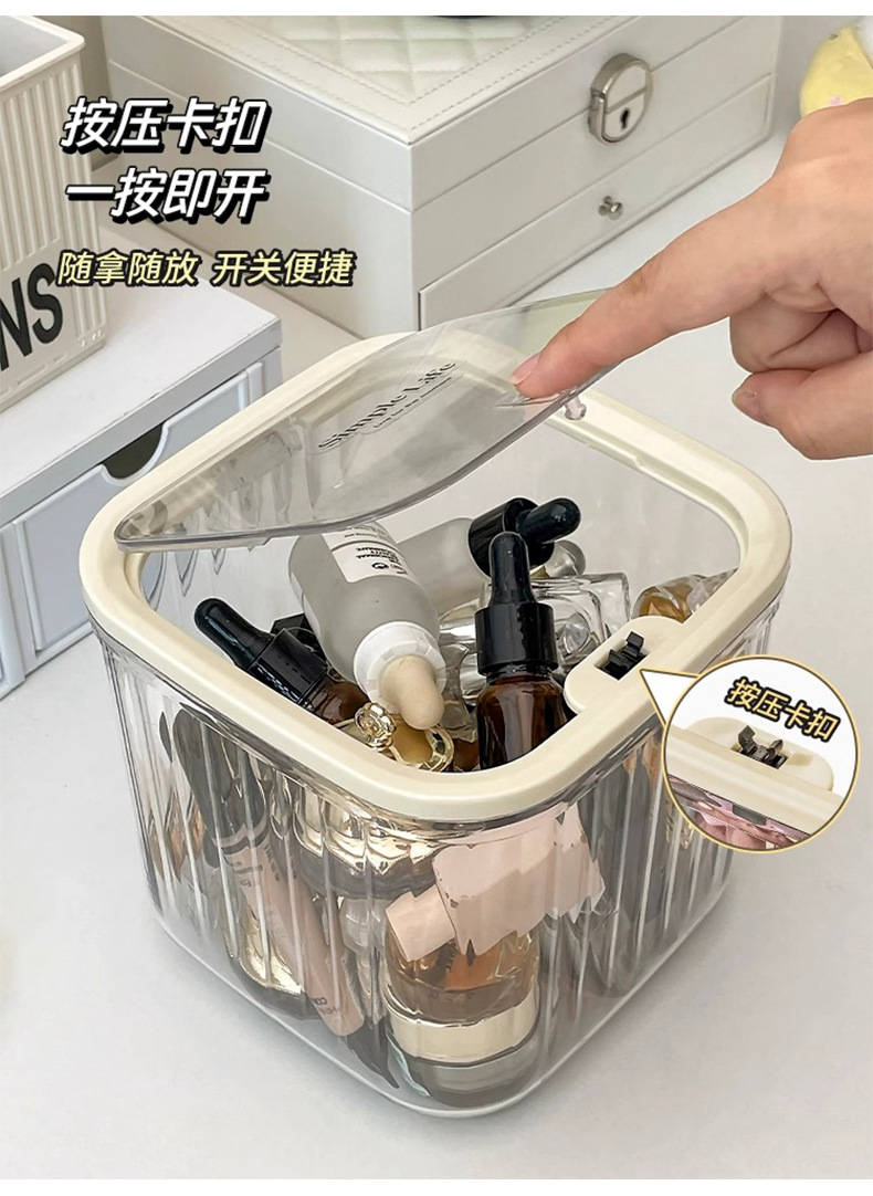 Single-use essence storage box, acrylic transparent table, cosmetic and skin care sample and small sundries storage rack pic 8