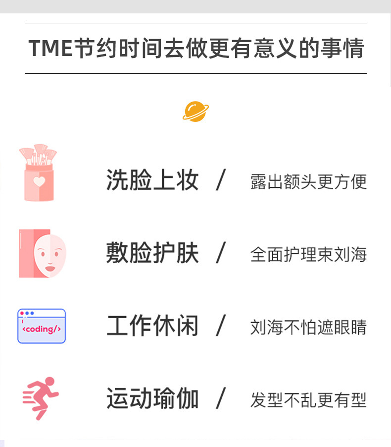 【 Chi Jia 】 Cute hair band for washing face and absorbing water, coral velvet hair bun for girls, cute Korean headscarf, bow makeup pic 5