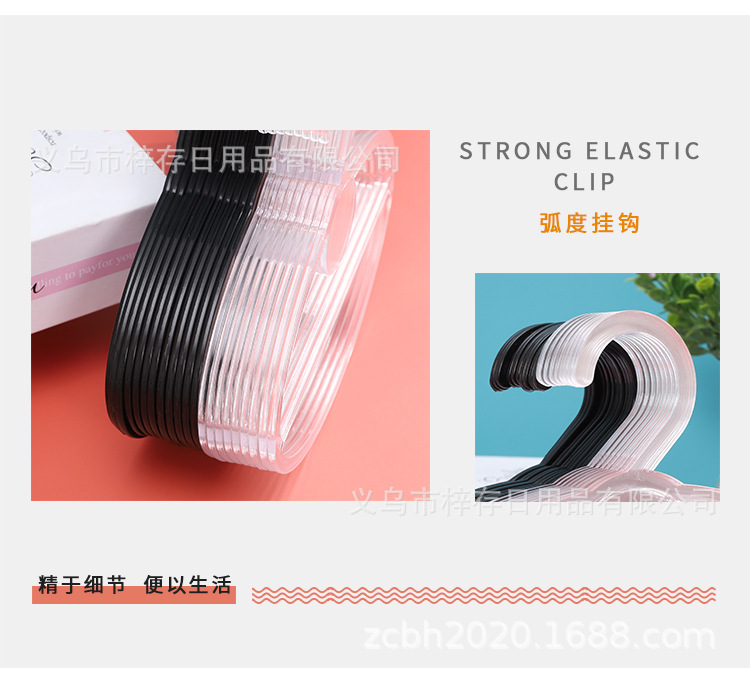 多功能加厚围巾架榉木衣架面具儿童裤夹手套JK衣架收纳架家用详情3