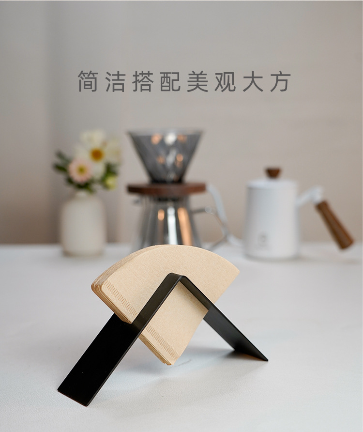 Household coffee filter paper V60, filter cup, drip type conical fiber original pulp bleached filter paper, cake cup pic 8