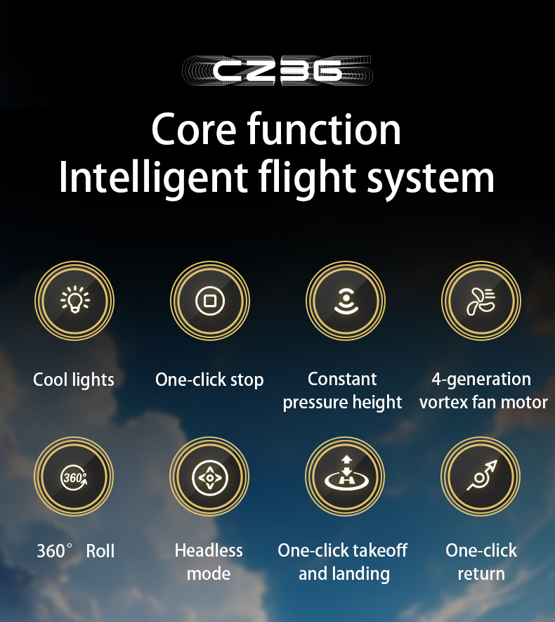 跨境CZ36四轴无人机2.4G固定翼泡沫飞机儿童户外玩具遥控飞机详情2