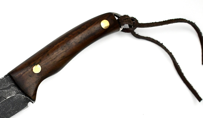 Outdoor camping multi-functional knife, portable sharp-handled meat knife, durable hammer-textured forged fruit knife wholesale pic 8